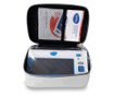 Апарат за измерване на кръвно налягане Sanity Simple, 120 позиции памет, Технология FDS, Клинично валидиран продукт, Бял/Син