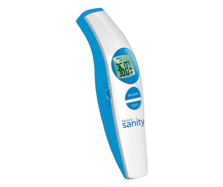 Инфрачервен термометър Sanity BabyTemp, Електронен дисплей,...