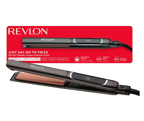 Преса за коса REVLON Salon Straight Copper Smooth Styler RVST2175E2  30 x 2.5 см