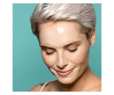 Plasture antirid Apricot cu acid hialuronic pentru frunte, reutilizabil, 30 tratamente