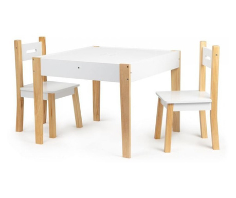 Set de masa cu doua scaune pentru copii MCT OTI43