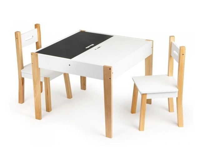 Set de masa cu doua scaune pentru copii MCT OTI43