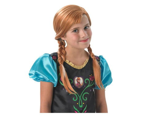 Peruca Printesa Anna  pentru copii - Frozen 3 ani + Universala