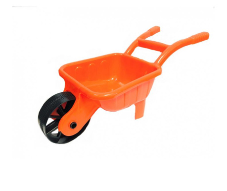Детска градинска количка Edea, Ръчна, 64х27х29 см, Оранжева