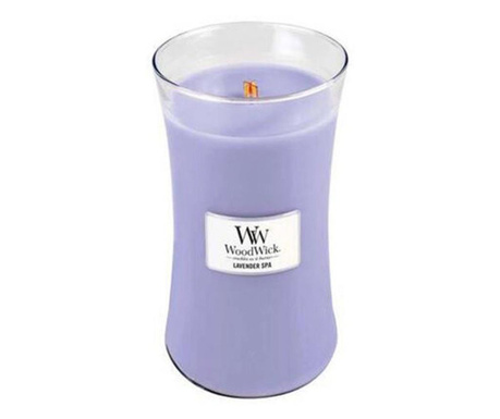 Свещ woodwick lavender spa малък буркан