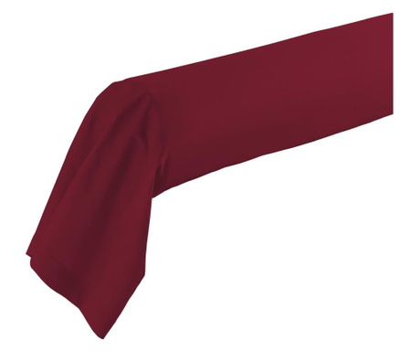 Husa pentru perna Bolster Douceur D'intérieur, rosu burgund, 85x185 cm