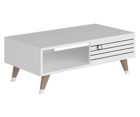 Masuta de cafea Gauge Concept, Space Table, PAL, 90x60x35 cm, alb