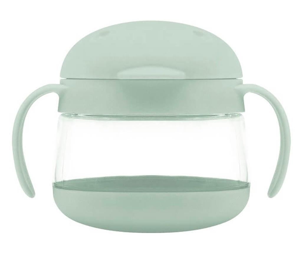 Set 2 cani pentru gustare Ubbi roz si vernil - 3