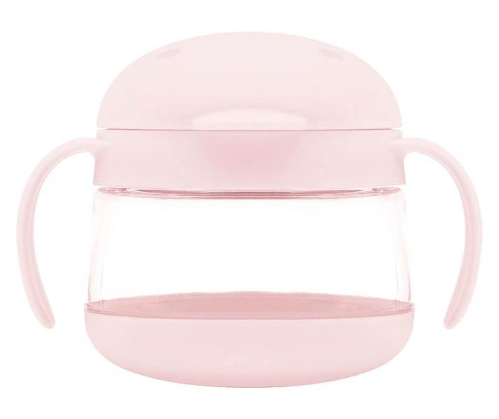 Set 2 cani pentru gustare Ubbi roz si vernil - 2