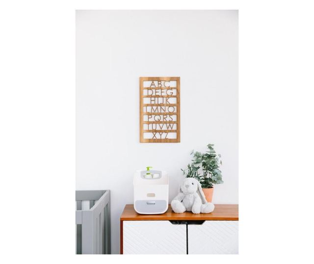 Organizator scutece Ubbi alb si gri