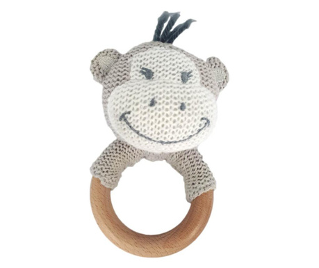 Jucarie crosetata pentru dentitie - model maimutica - Baby Hug
