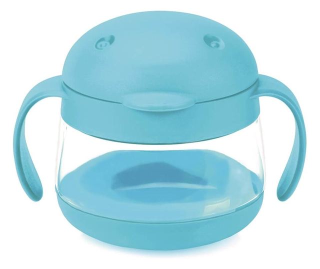 Set cani pentru gustare Ubbi bleu si verde