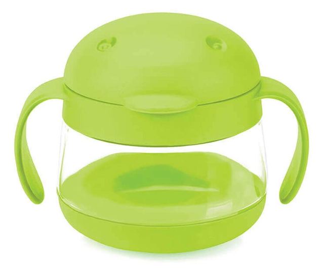 Set cani pentru gustare Ubbi bleu si verde