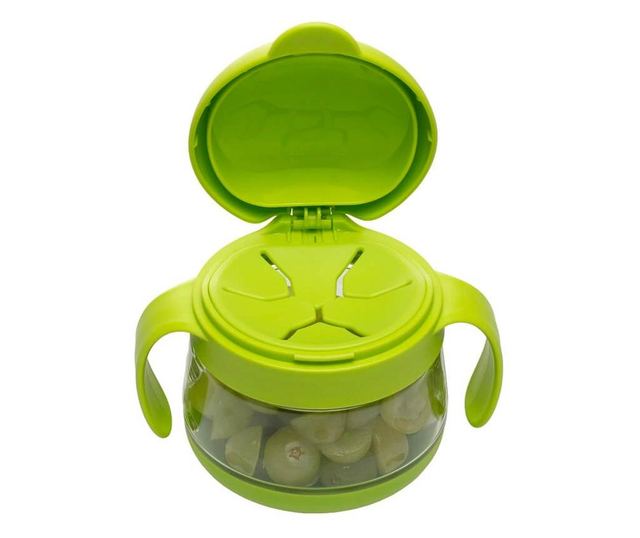 Set cani pentru gustare Ubbi bleu si verde