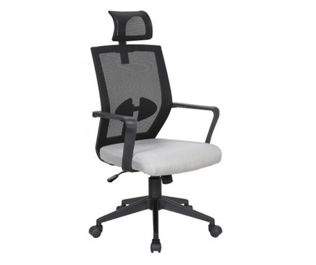 Scaun directorial OROS, Negru/Gri, Mesh/Textil Concept chairs