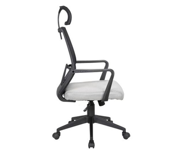 Upravljačka stolica OROS, Crna/Siva, Mreža/Tekstil