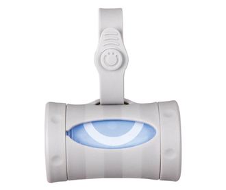 Dispenser portabil pentru pungute scutece Ubbi On The Go gri