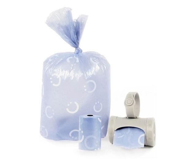 Dispenser portabil pentru pungute scutece Ubbi On The Go gri