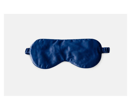 svilena maska za spanje - mornarsko modra