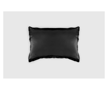 Svilena jastučnica - midnight crna - Standard  40x60 cm