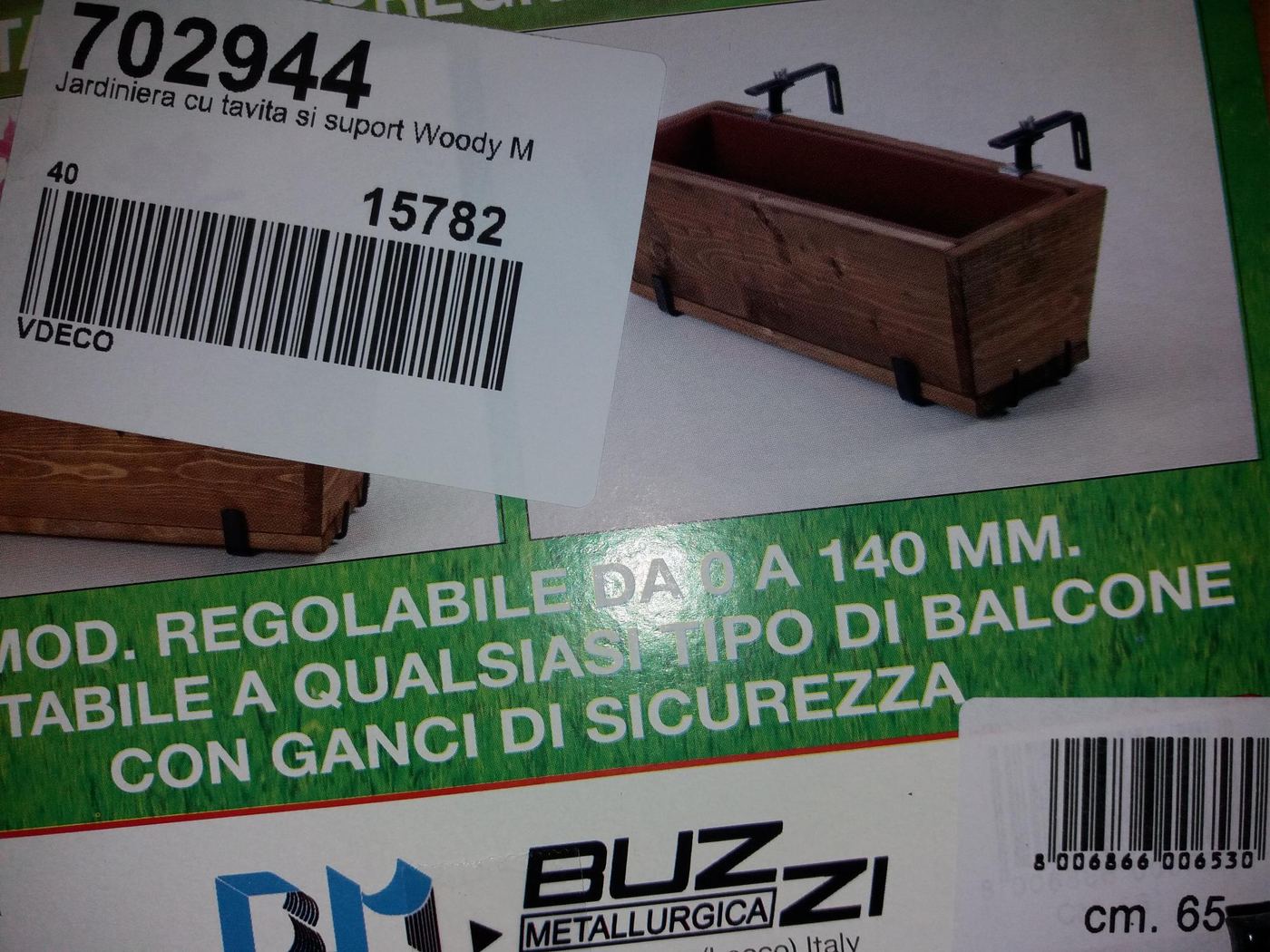 Žardinjera sa   držačem i podloškom Woody M - 2