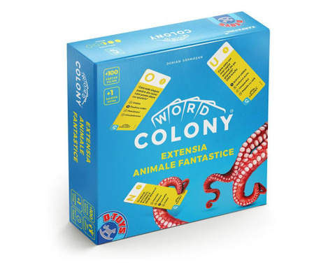 Extensia animale fantastice word colony, 100 carti de joc, +1 jucator, editia ro