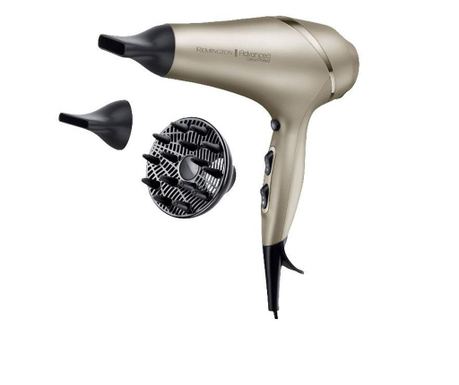 Sušič vlasů Remington Advanced Colour Protect, výkon 2300 W, tlačítko zapnutí/vypnutí, LED indikátor, technologie ochrany