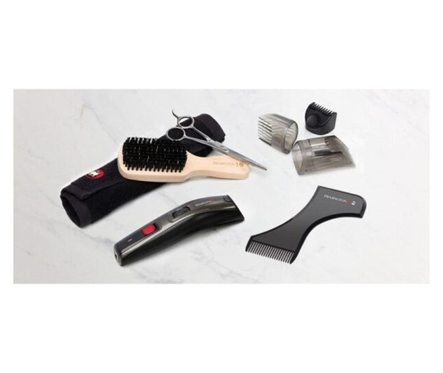 Set De Tuns Barba Remington Crafter Pieptan Ajustabil Xl Pieptan Ajustabil Pentru Lungimi Mici Prosop De Barba Pelerina De T