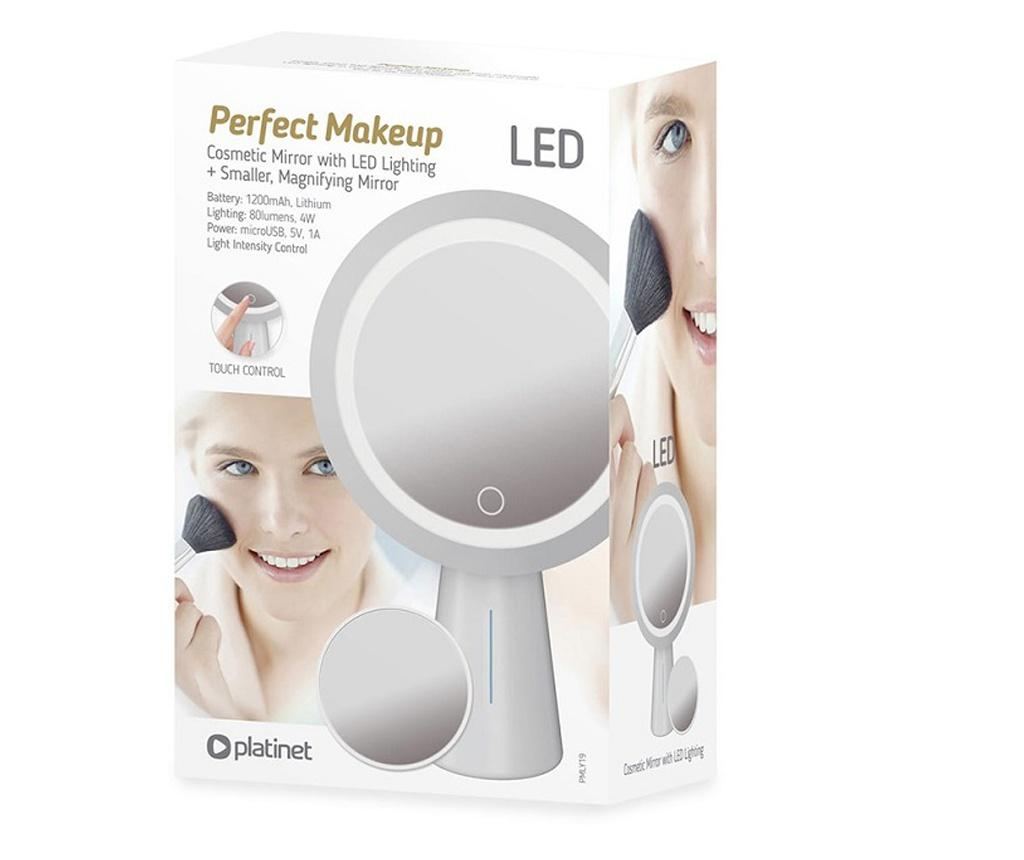 Ogledalo za šminkanje s LED svjetlom 3W i senzorom na dodir Platin - 2