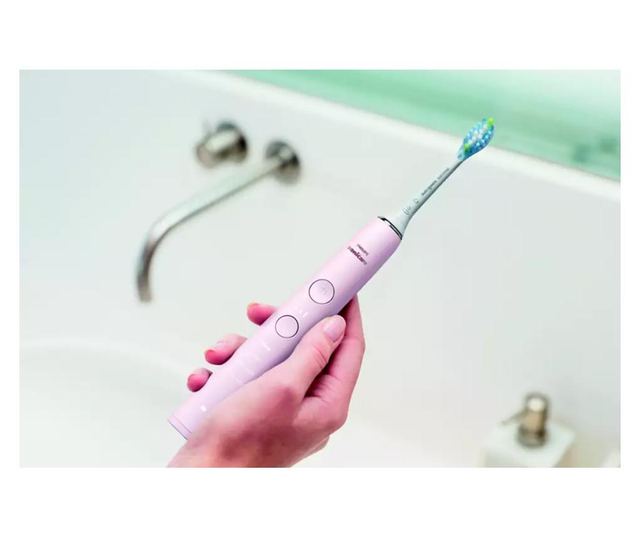 Periuta Diamondclean Philips,  Functie Bluetooth, 4 Moduri, 3 Intensitati, Senzor Presiune, Incarcare Usb, Compatibilitate Andro