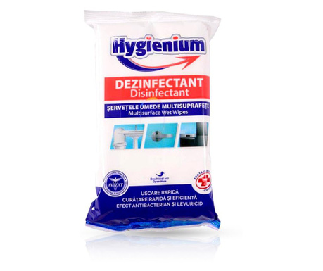 HYGENIUM - Дезинфекциращи кърпички - 40 бр.