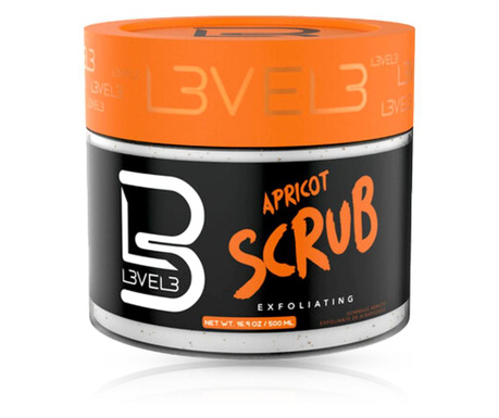 L3VEL3 - Scrub facial APRICOT - 500 ml