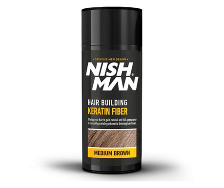 NISH MAN - Влакна на прах за рядка коса - Saten