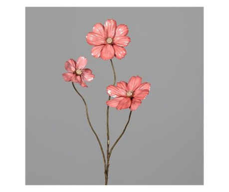 Floare artificiala cosmea, roz, 61 cm