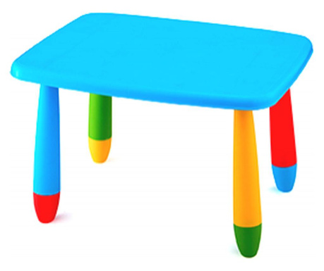 Raki masha masa dreptunghiulara pentru copii, 72.5x57xh47 cm, albastra