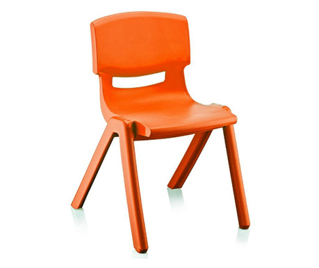 Raki kids scaunel copii, 31x35xh48 cm, portocaliu