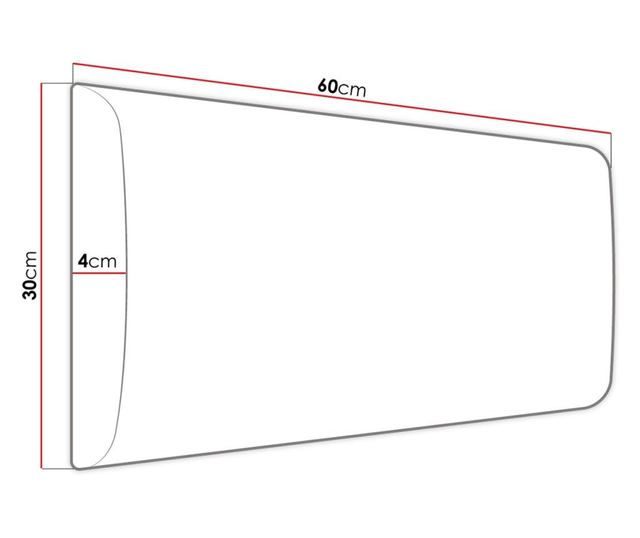 Panou tapitat pentru perete Pag  60x30 cm