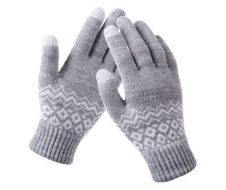 Techsuit - TouchScreen Knitting Gloves ST0003 - Gray