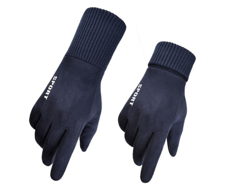 Techsuit - TouchScreen Suede Gloves ST0009 - Blue