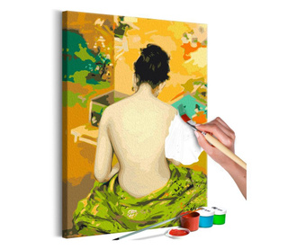 Slika za samostalno slikanje Artgeist - Back Of A Nude - 40 x 60 cm