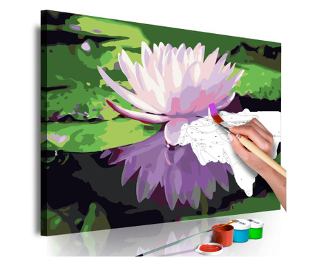 Slika za samostalno slikanje Artgeist - Water Lily - 60 x 40 cm