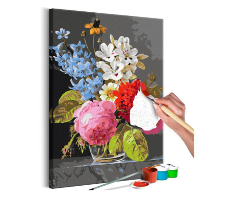 Slika za samostalno slikanje Artgeist - Bouquet in a Glass - 40 x 60 cm