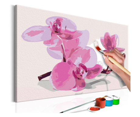 Slika za samostalno slikanje Artgeist - Orchid Flowers - 60 x 40 cm