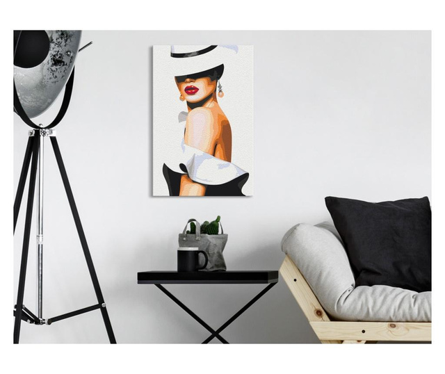 Slika za samostalno slikanje Artgeist - Elegant Hat - 40 x 60 cm