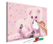 Slika za samostalno slikanje Artgeist - Sweet Doggy - 60 x 40 cm