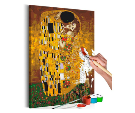 Slika za samostalno slikanje Artgeist - Klimt: The Kiss - 40 x 60 cm