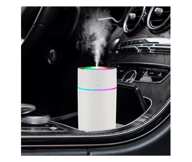 Difuzor Aromaterapie Auto si Birou, 320 ML Roz