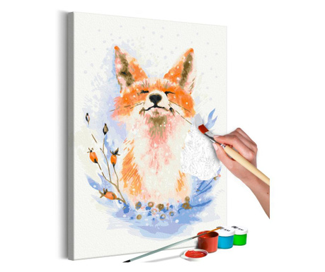 Slika za samostalno slikanje Artgeist - Dreamy Fox - 40 x 60 cm