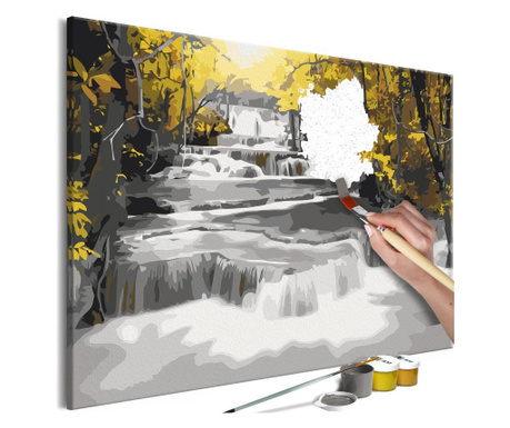 Slika za samostalno slikanje Artgeist - Autumn Landscape - 60 x 40 cm