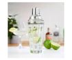 Shaker pentru Cocktail cu retete, Sticla si Otel inoxidabil, 400 ml